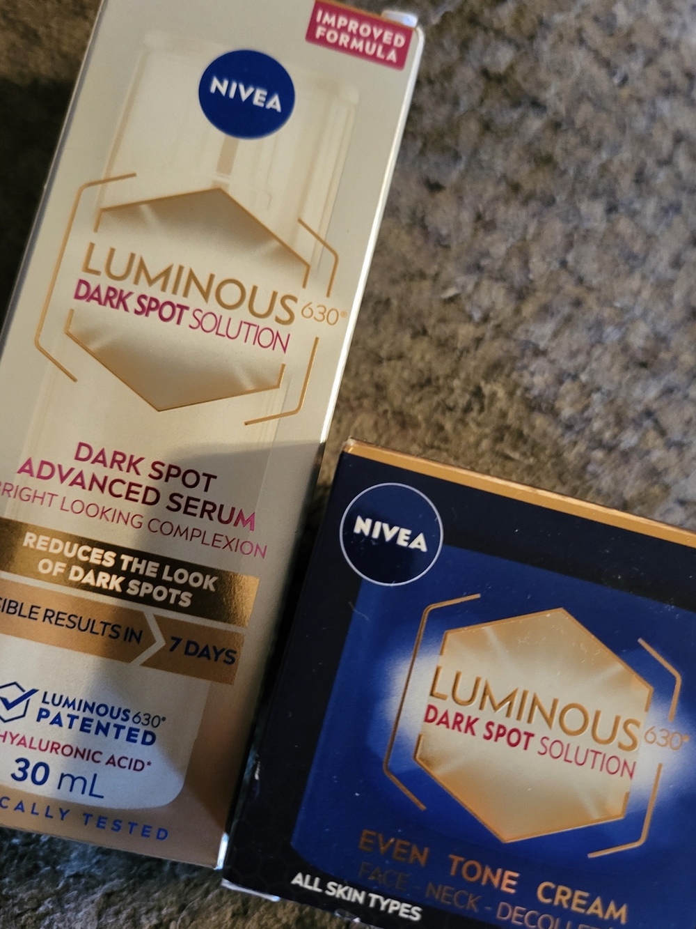 Luminous630 Dark Spot Advanced Serum - Cream/Gold